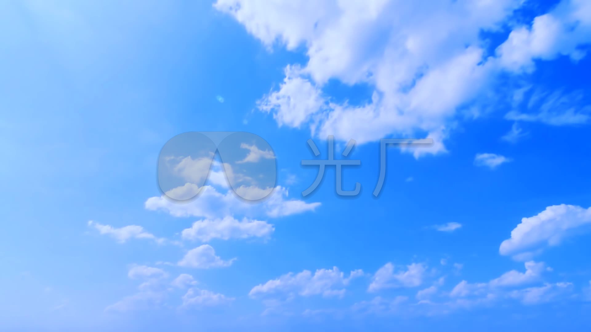 蓝天白云天空时间_1920X1080_高清视频素材