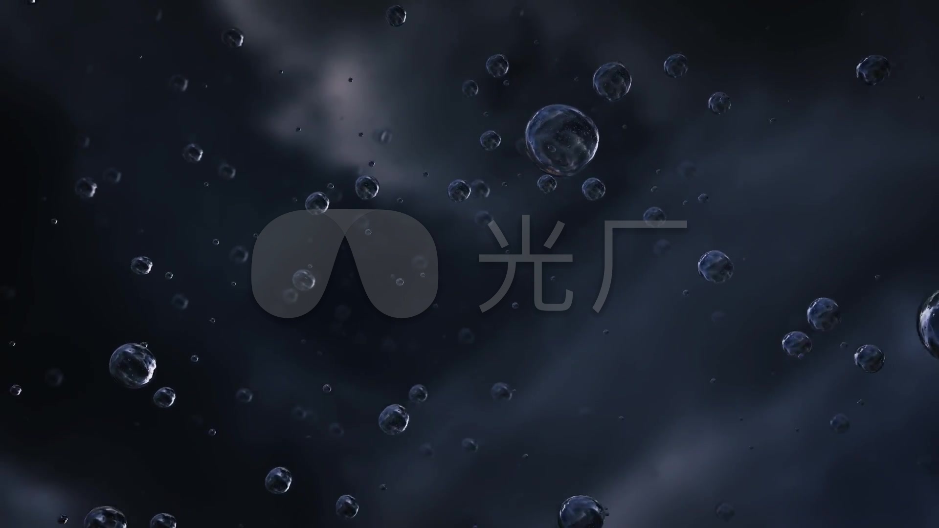 创意雨滴掉落节奏vj