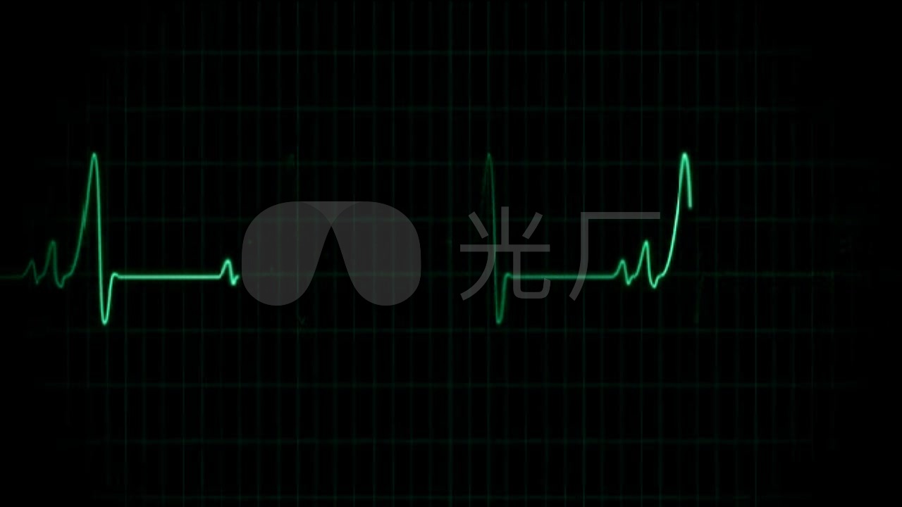 动感 心电图心跳波动 带音效