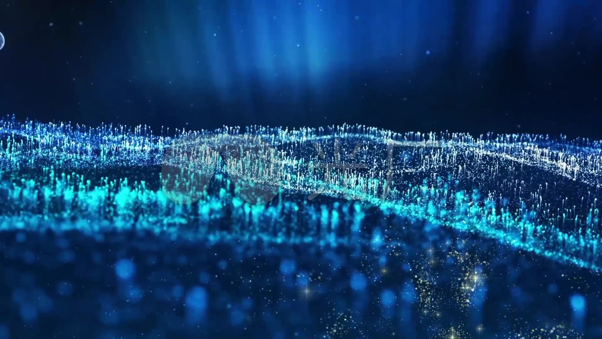 虫儿飞飞(唯美荧光背景)_1920x1080_高清视频素材下载