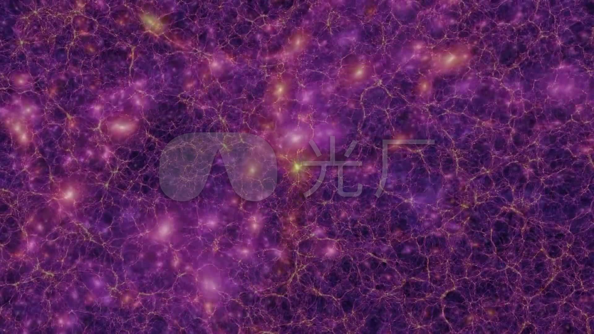 梦幻紫色星空动态背景视频