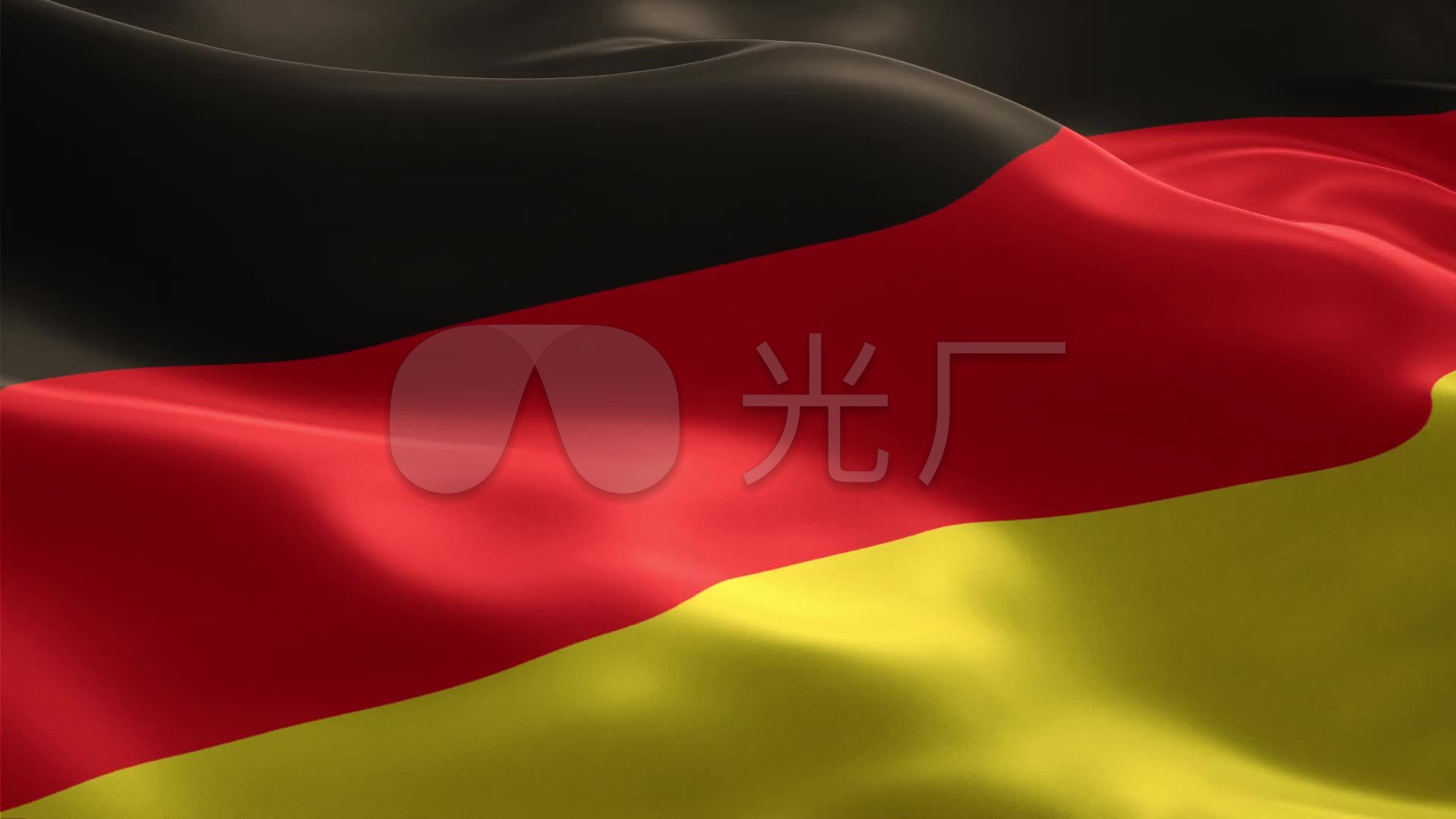 德国国旗_1920x1080_高清视频素材下载(编号:536943)