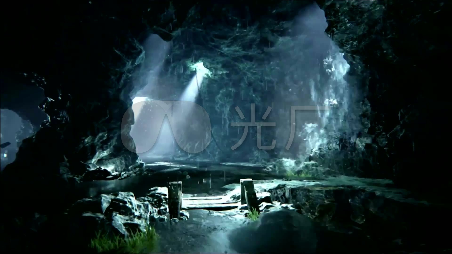山洞,溶洞,洞穴,魔洞,魔幻,溪水,山泉