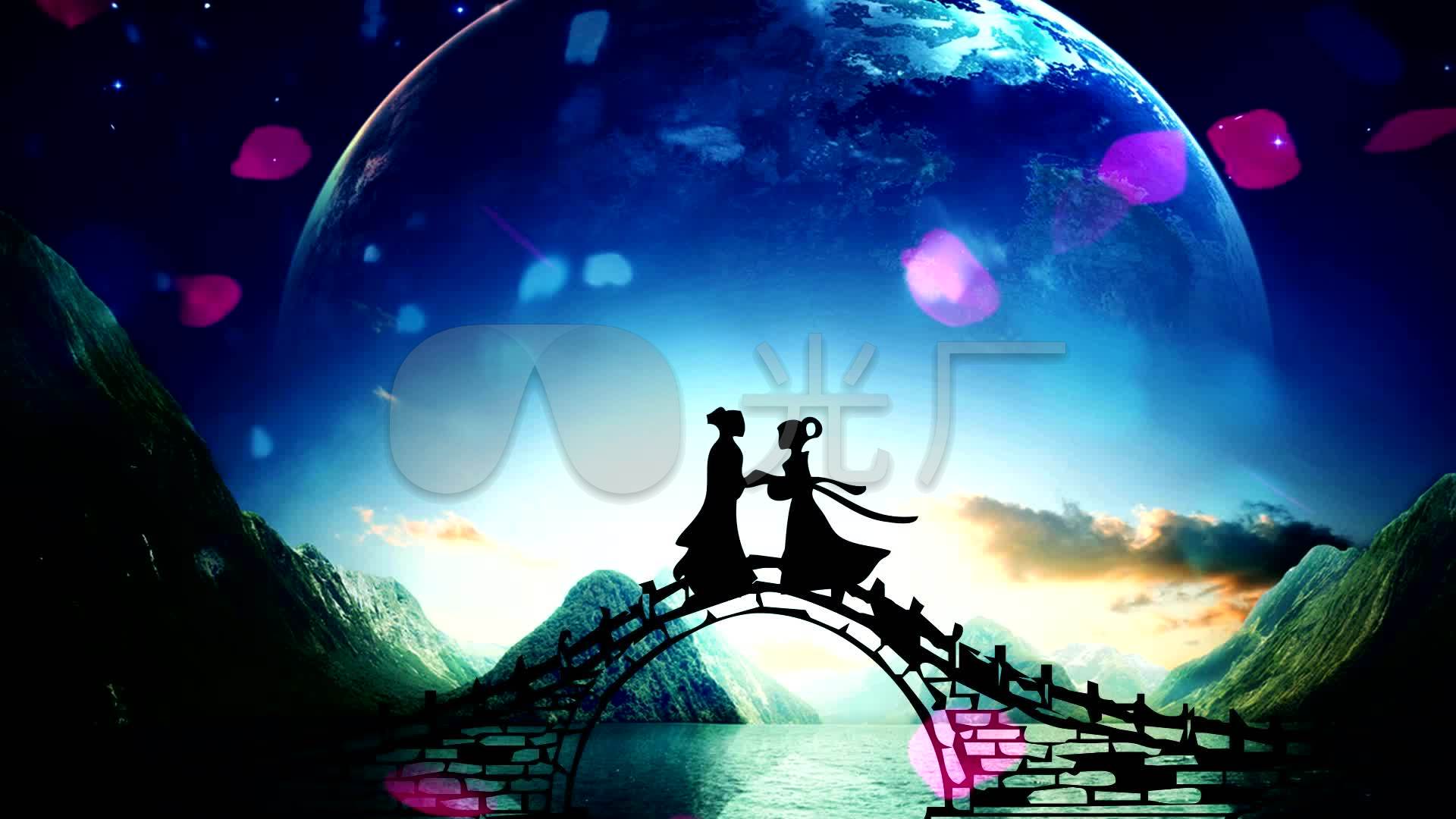 七夕牛郎织女_1920x1080_高清视频素材下载(编号:)