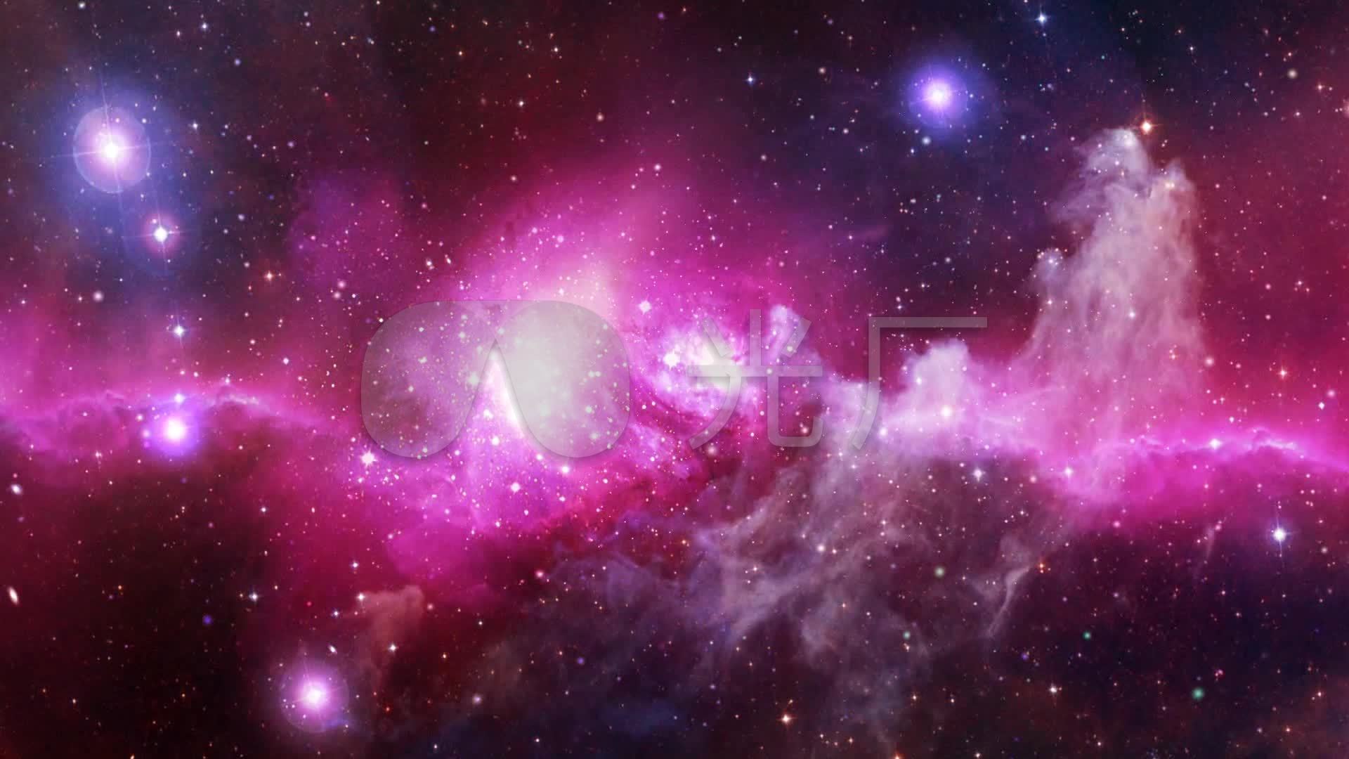 壮观宇宙银河系星体运动led素材