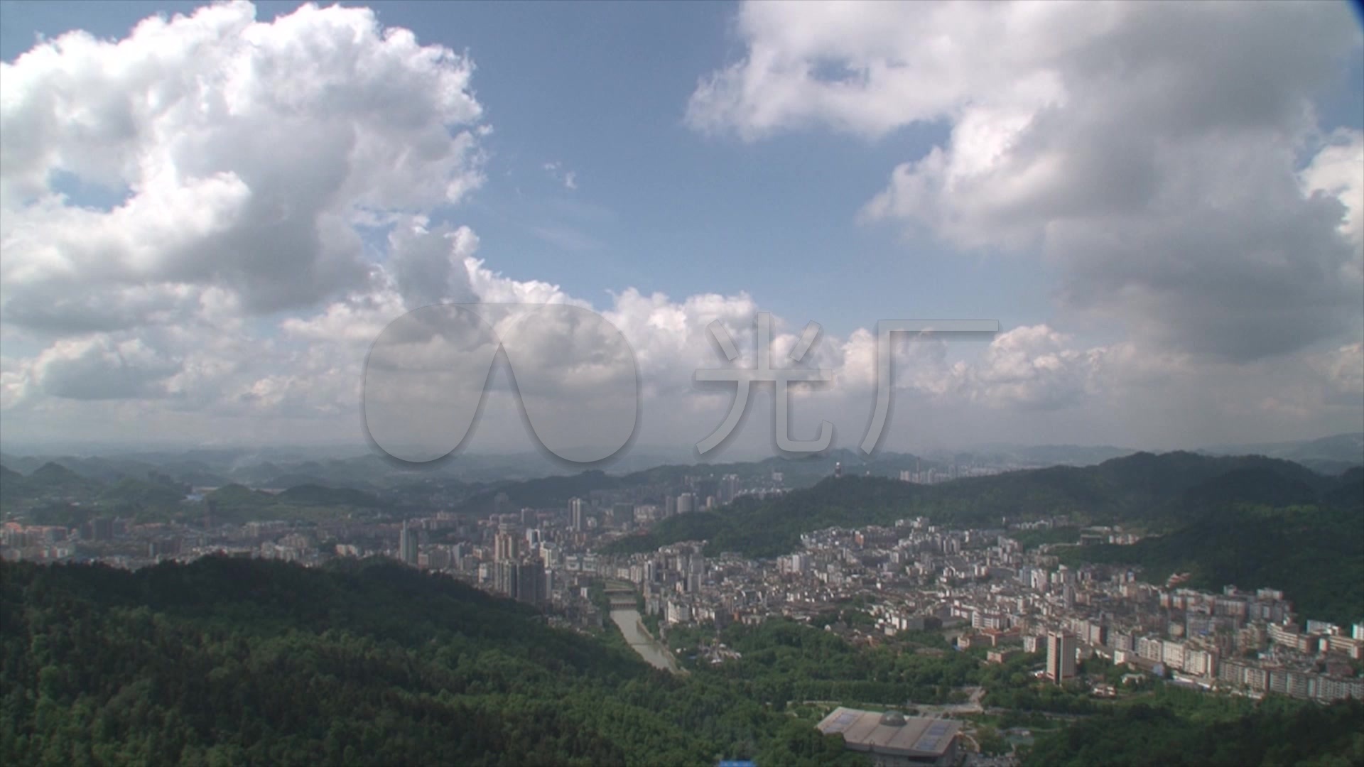 遵义全景_1920x1080_高清视频素材下载(编号:556287)_实拍视频_光厂