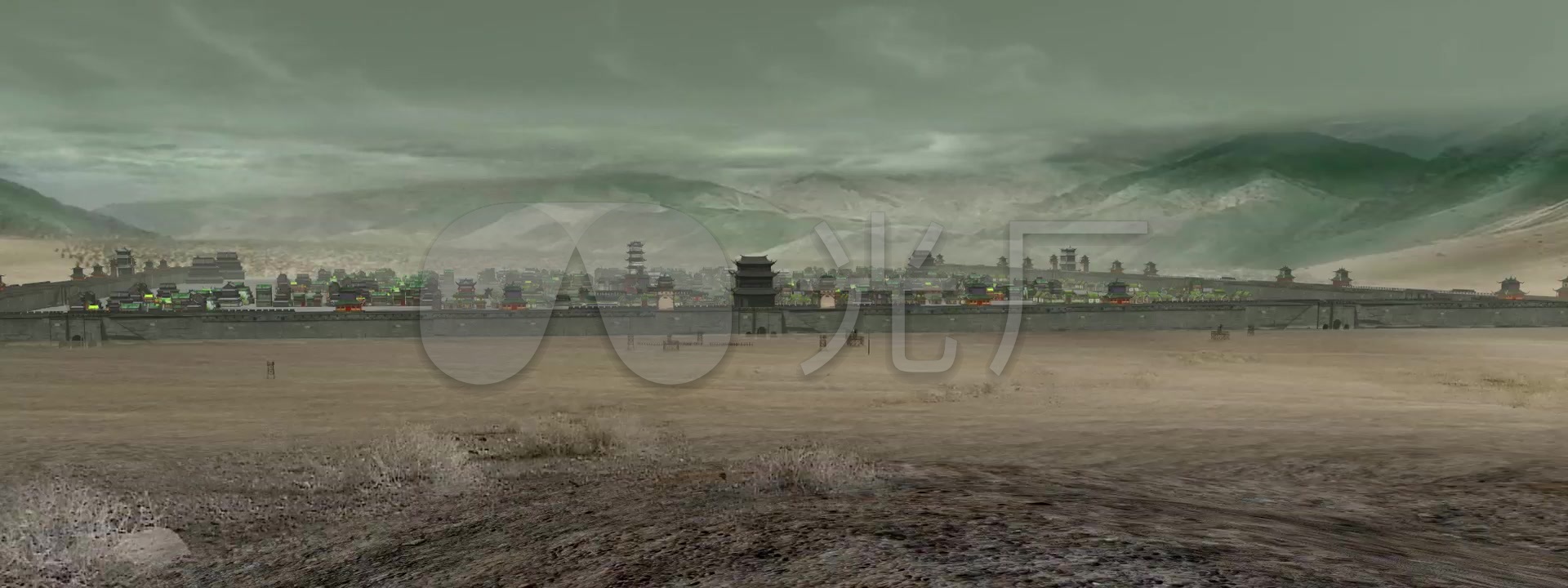古代战场动态背景_1920x720_高清视频素材下载(编号:)