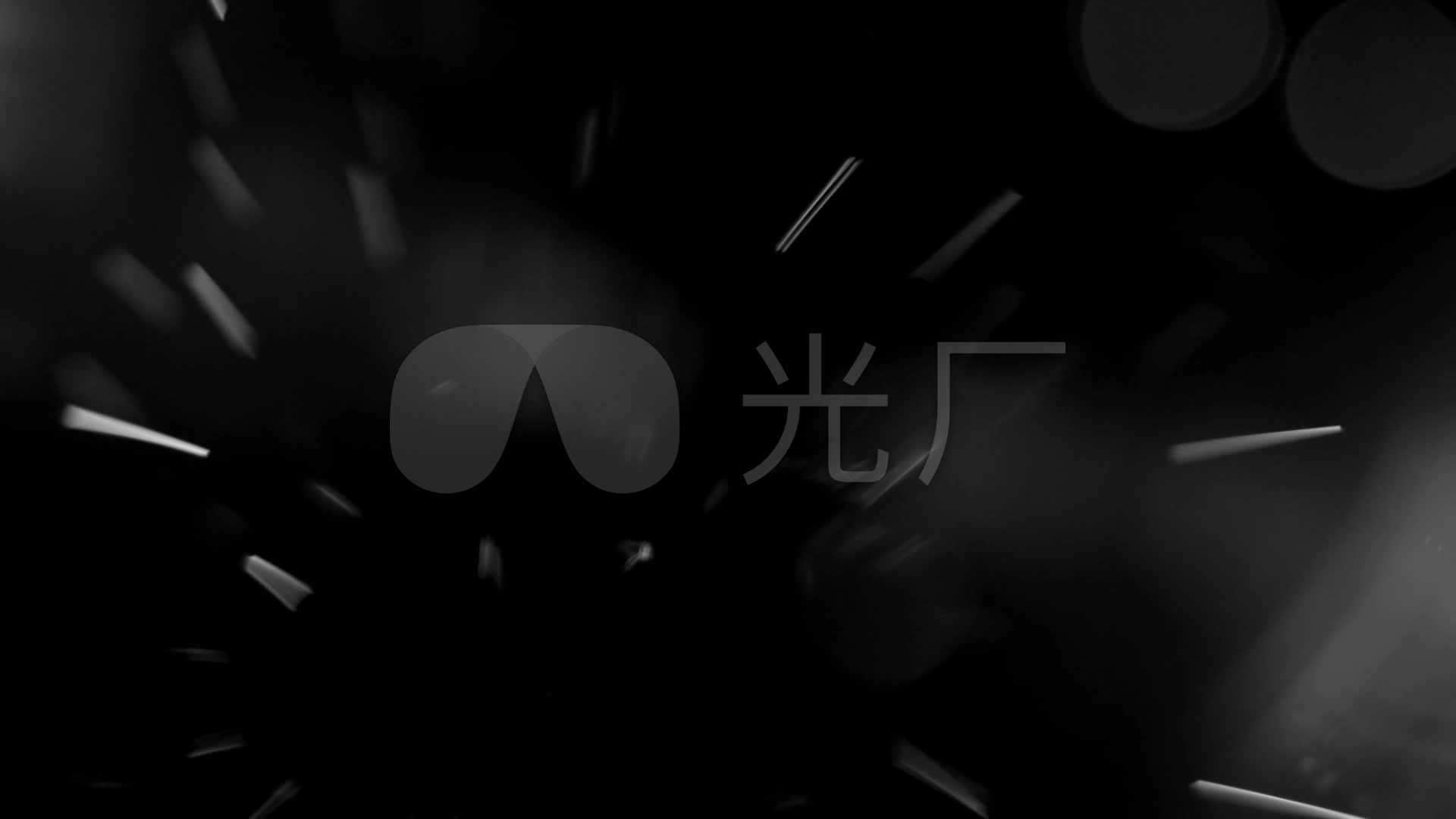 从天而降的雨水黑色背景_1920x1080_高清视频素材下载