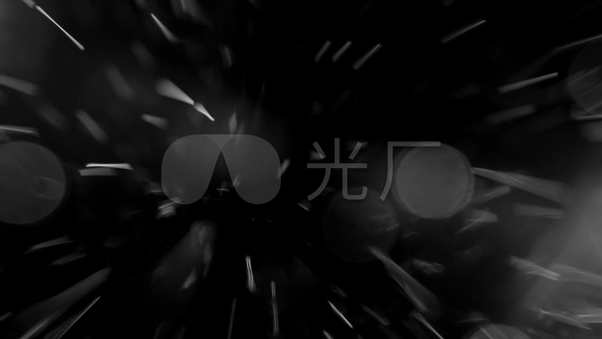 从天而降的雨水黑色背景_1920x1080_高清视频素材下载