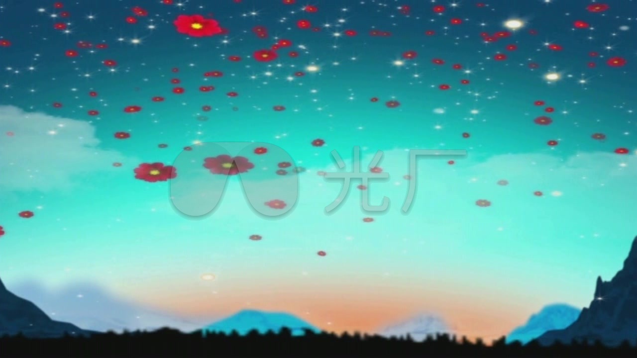 歌曲《阳光路上》背景视频