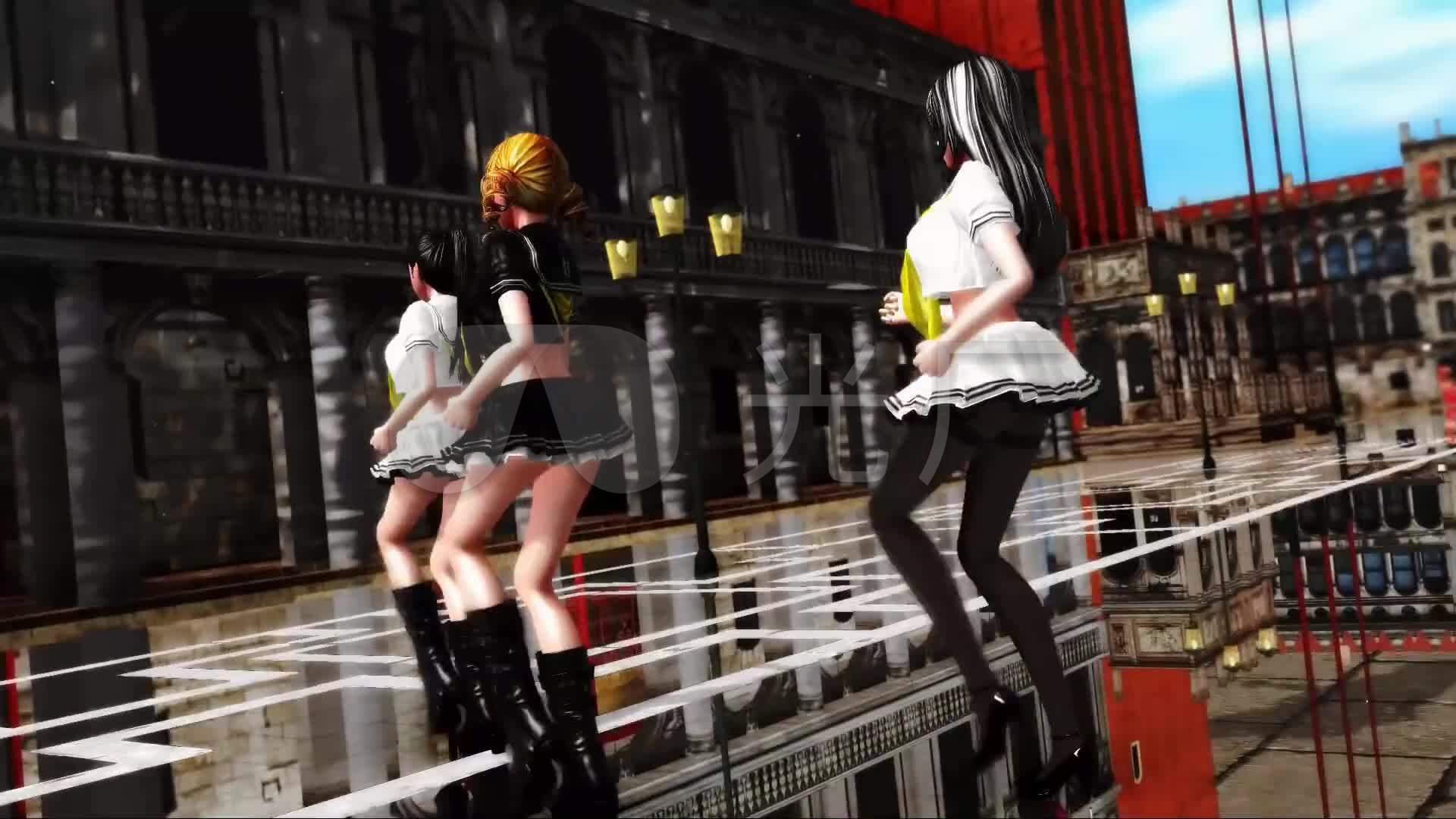 视频水手制服热舞卡通3D小性感_1920X1080一dj苹果图片