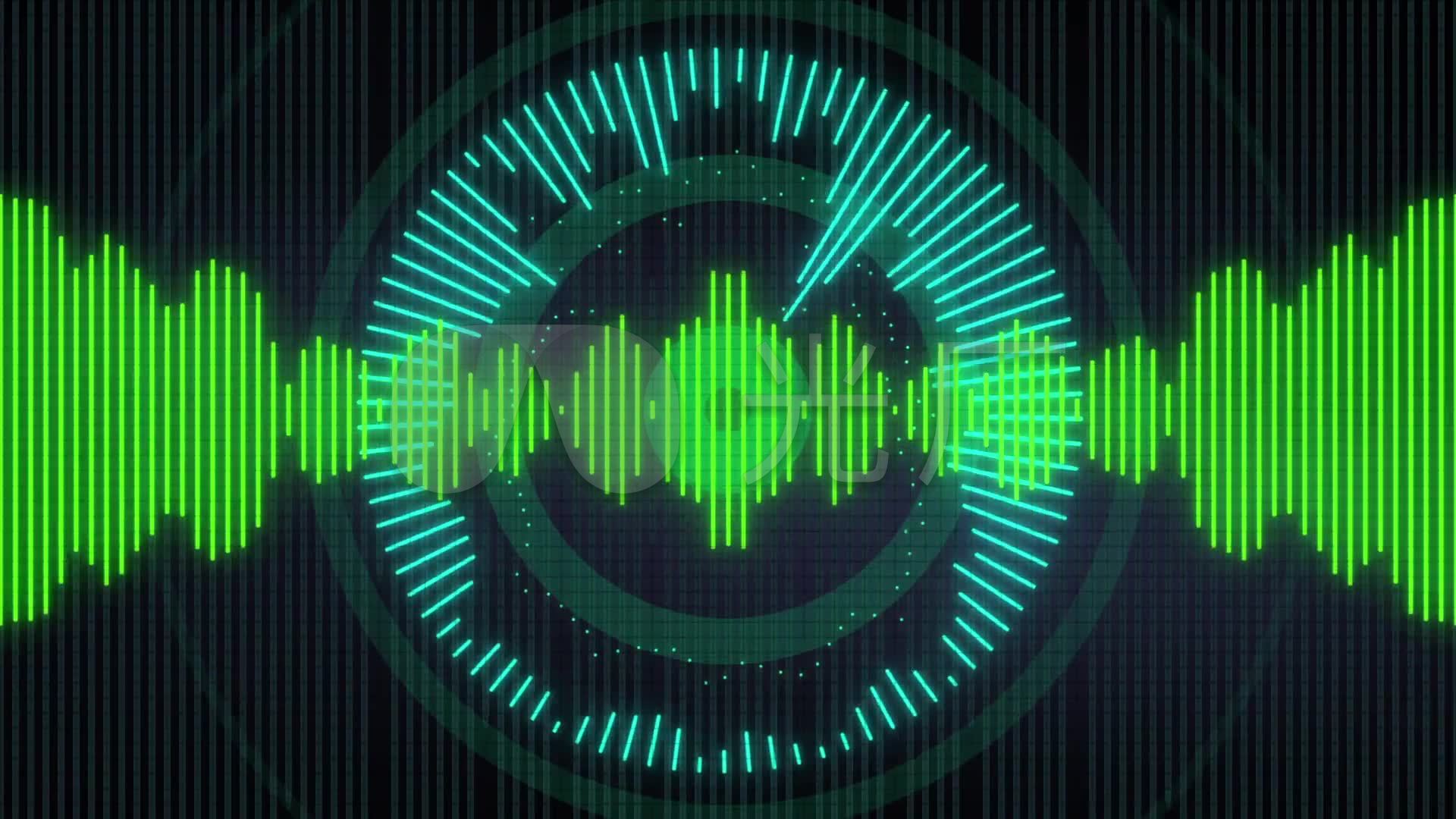 dj动感音乐跳动波形光效视频背景素材