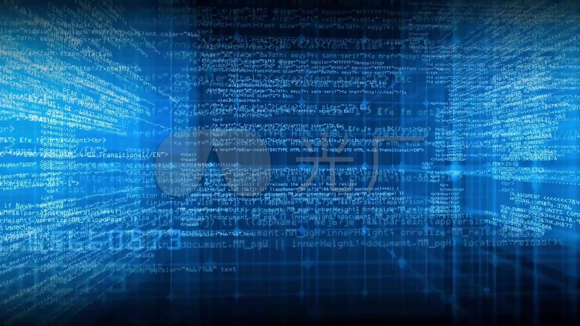 震撼科技互联网信息时代宣传片视频素材