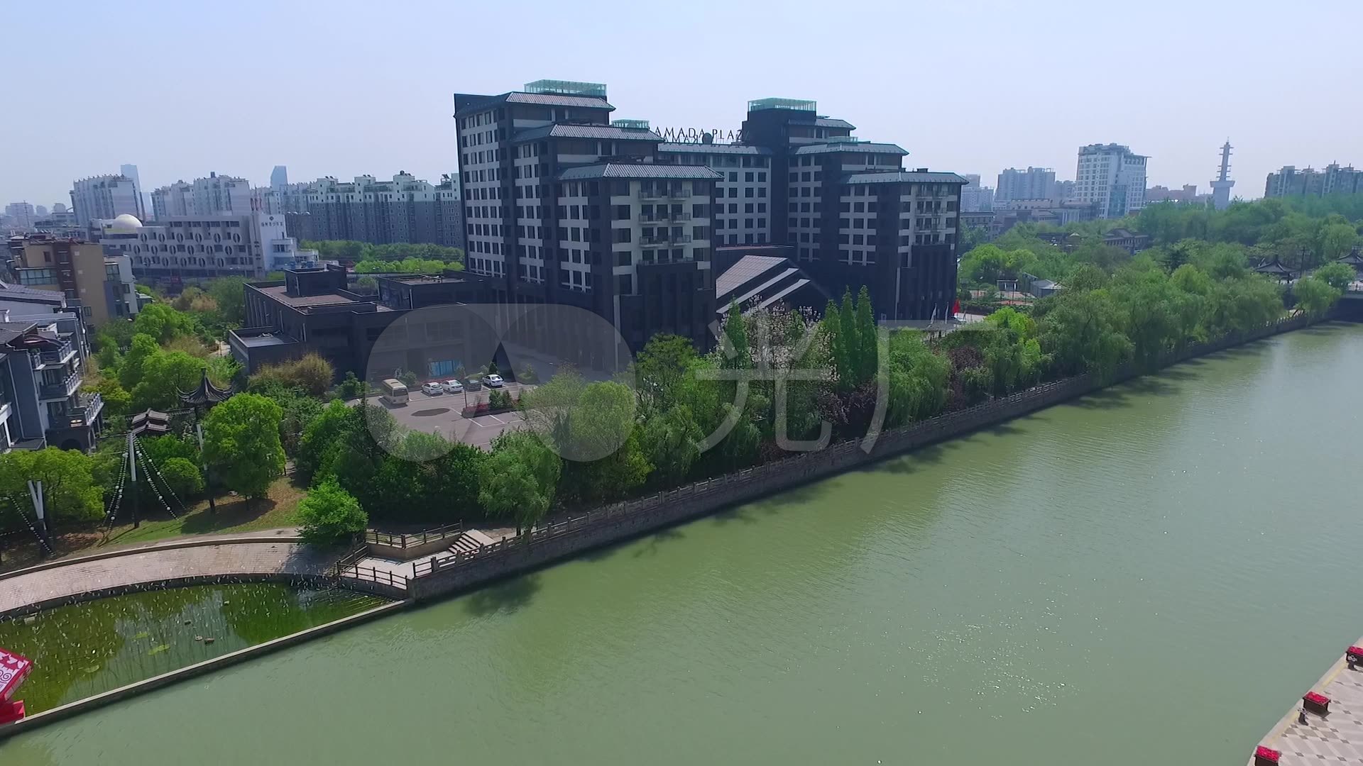 扬州古运河东关古渡航拍