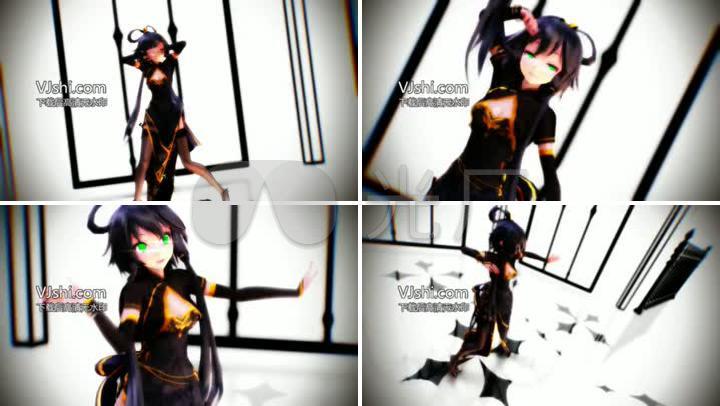 美卡通舞蹈少年女生人物卡通炫舞_1280X720被少女肚子虐喜欢图片