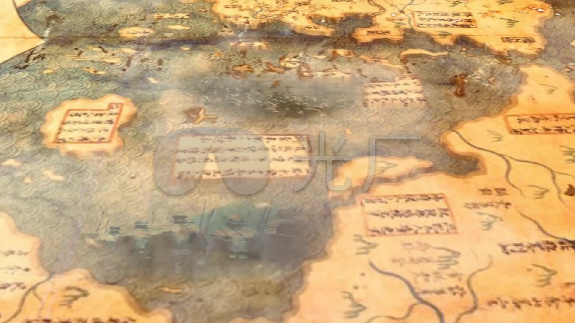 古代大陆开场片头高清视频素材_1920x1080_高清视频素材下载(编号