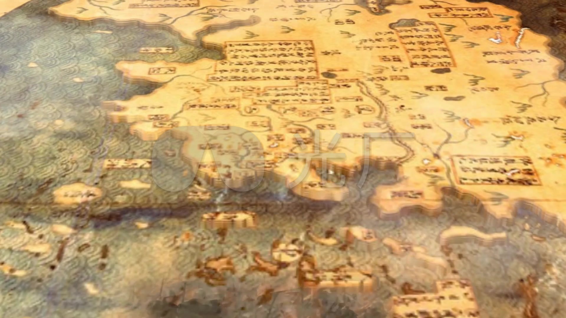 古代大陆开场片头高清视频素材_1920x1080_高清视频素材下载(编号