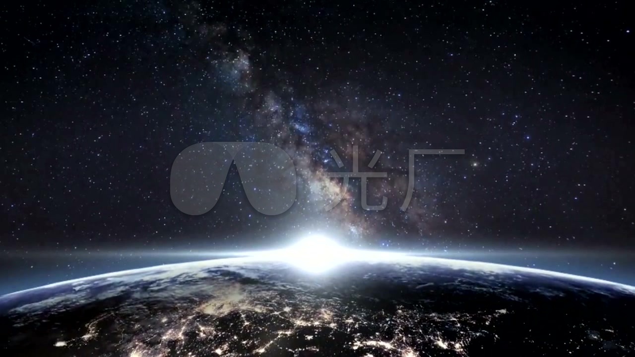 夜晚银河宇宙星空动态视频_1280x720_高清视频素材下载(编号:637135)