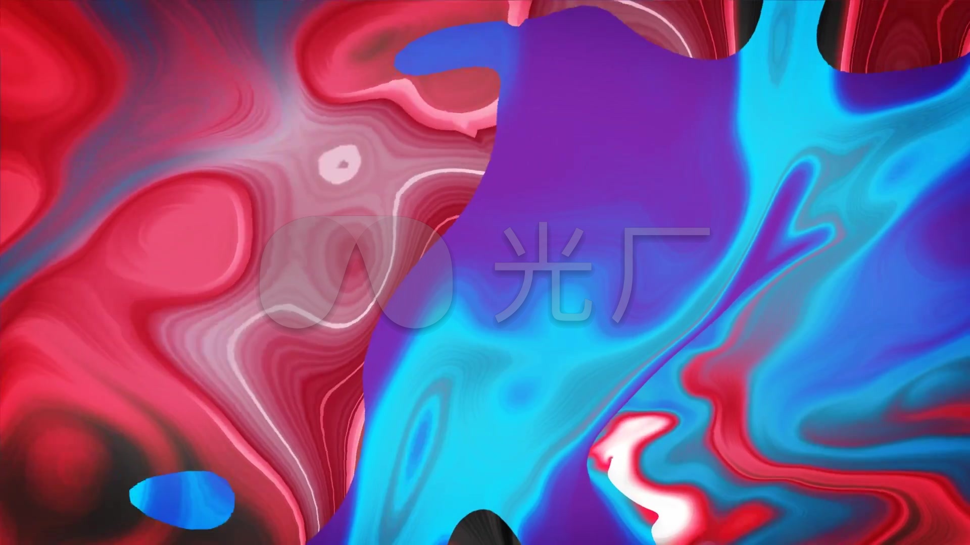 色彩流体动态节奏vj