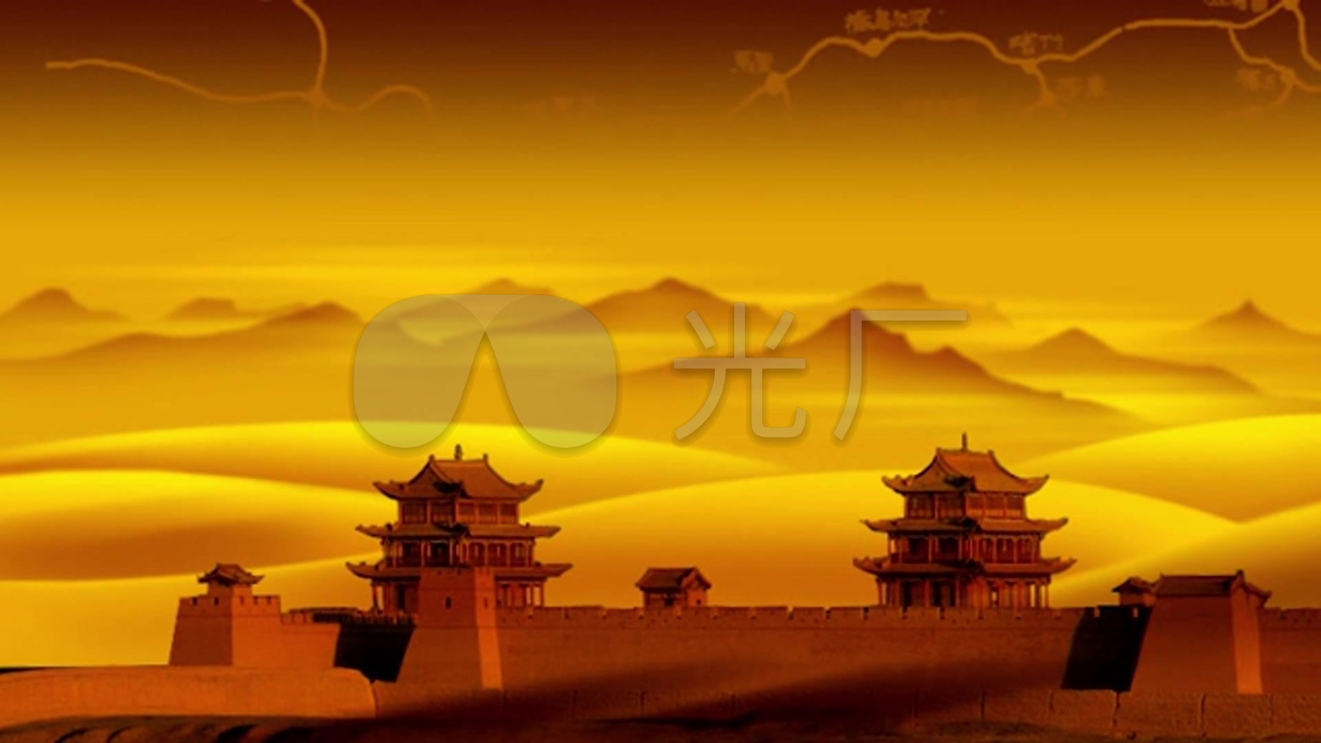 历史阳关三叠背景