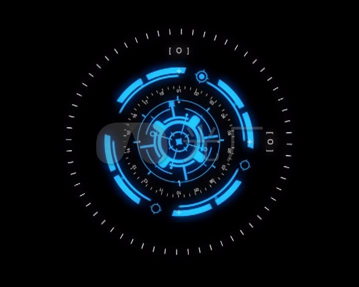 科技感元素图标动画可叠加_720576_高清素材