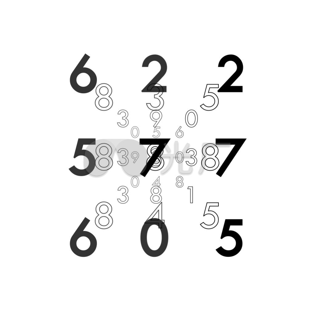 数字跳动 随机数字 数码科技 电子科技