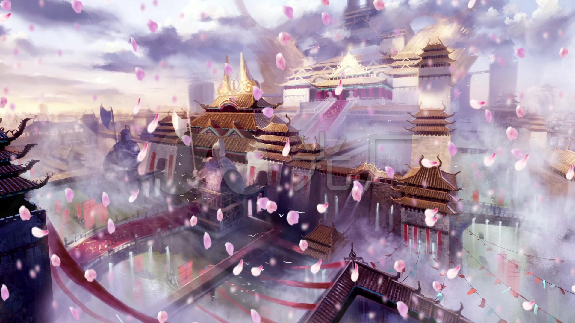 梦幻古建筑 桃花谷 宫殿