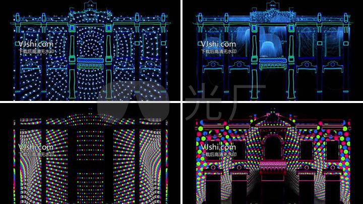 裸眼视觉动画3dmapping