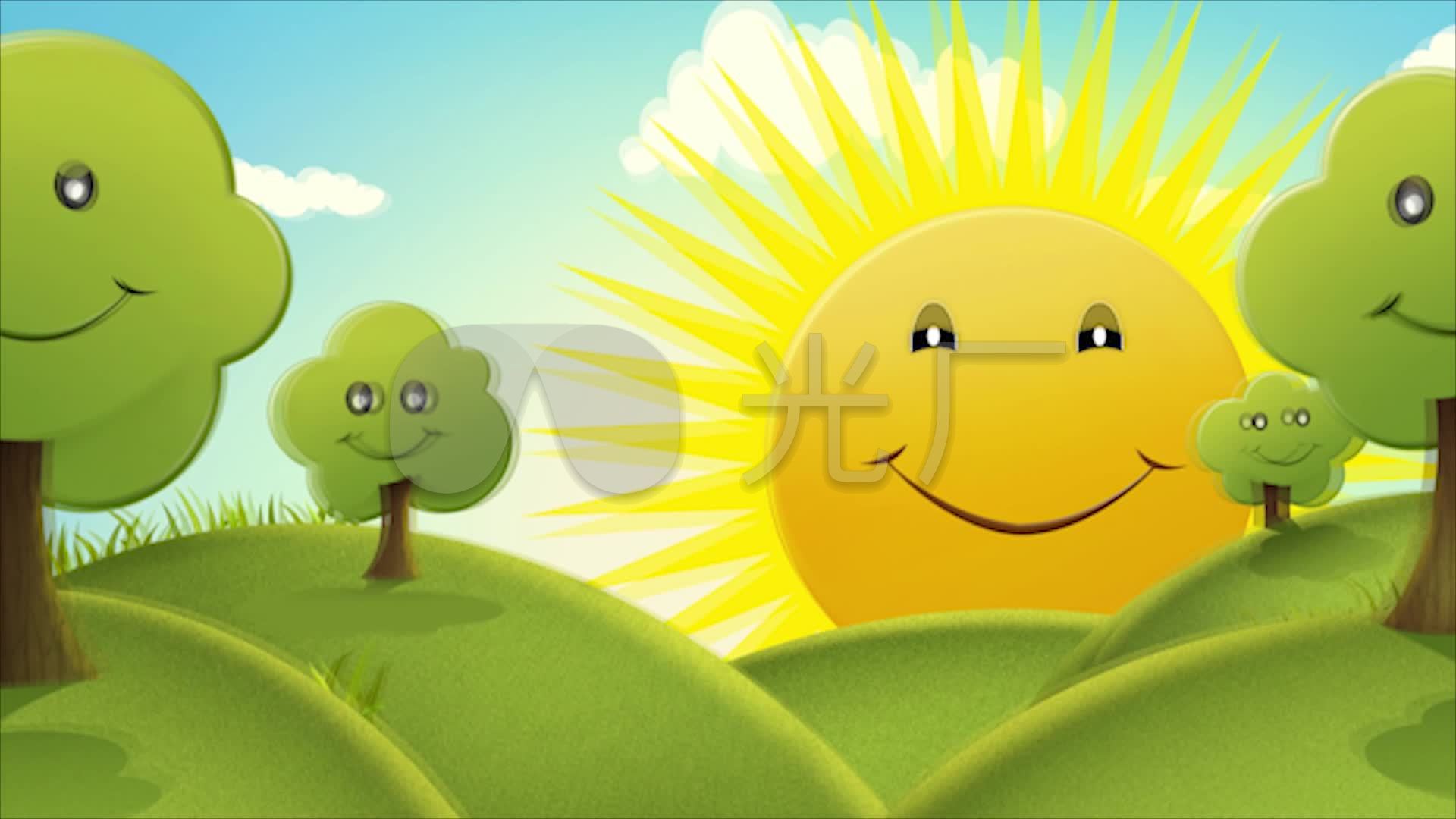 种太阳六一儿童节歌曲_1920x1080_高清视频素材下载