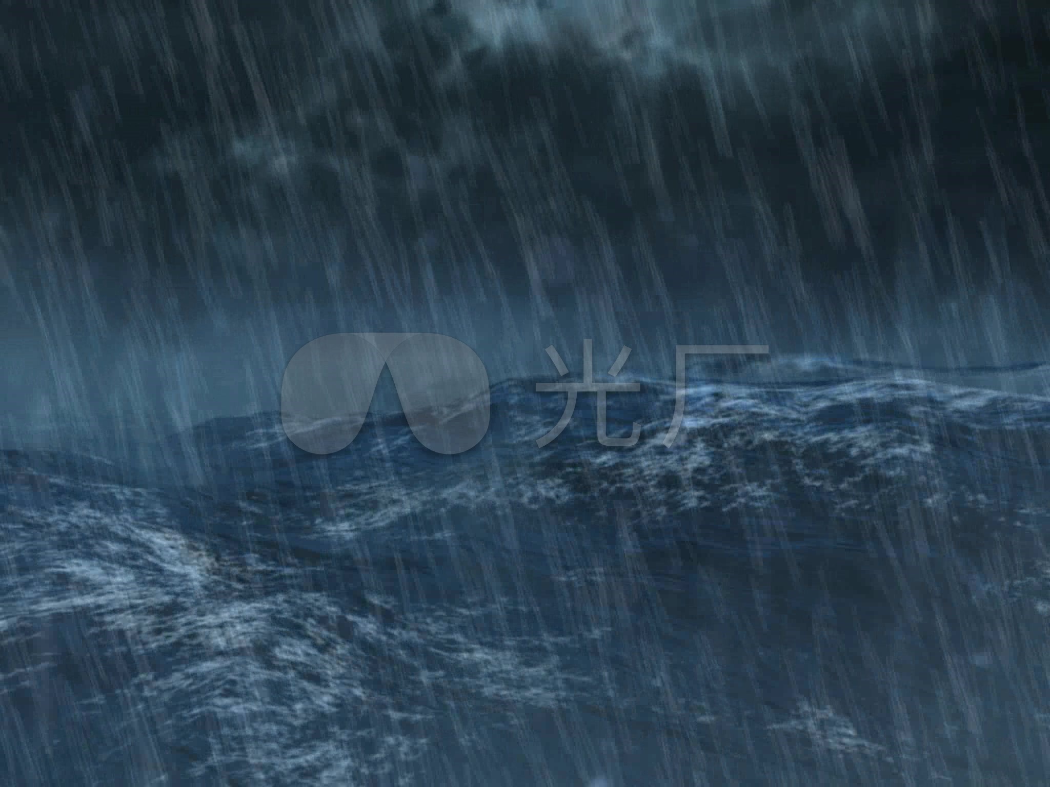 海洋风暴暴雨大海风雨_2048x1536_高清视频素材下载(编号:701264)