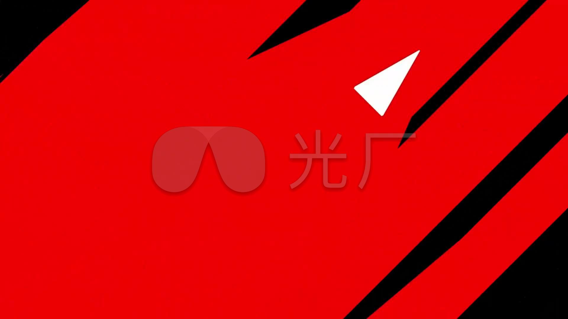 超长红白线条_1920x1080_高清视频素材下载(编号:)_vj