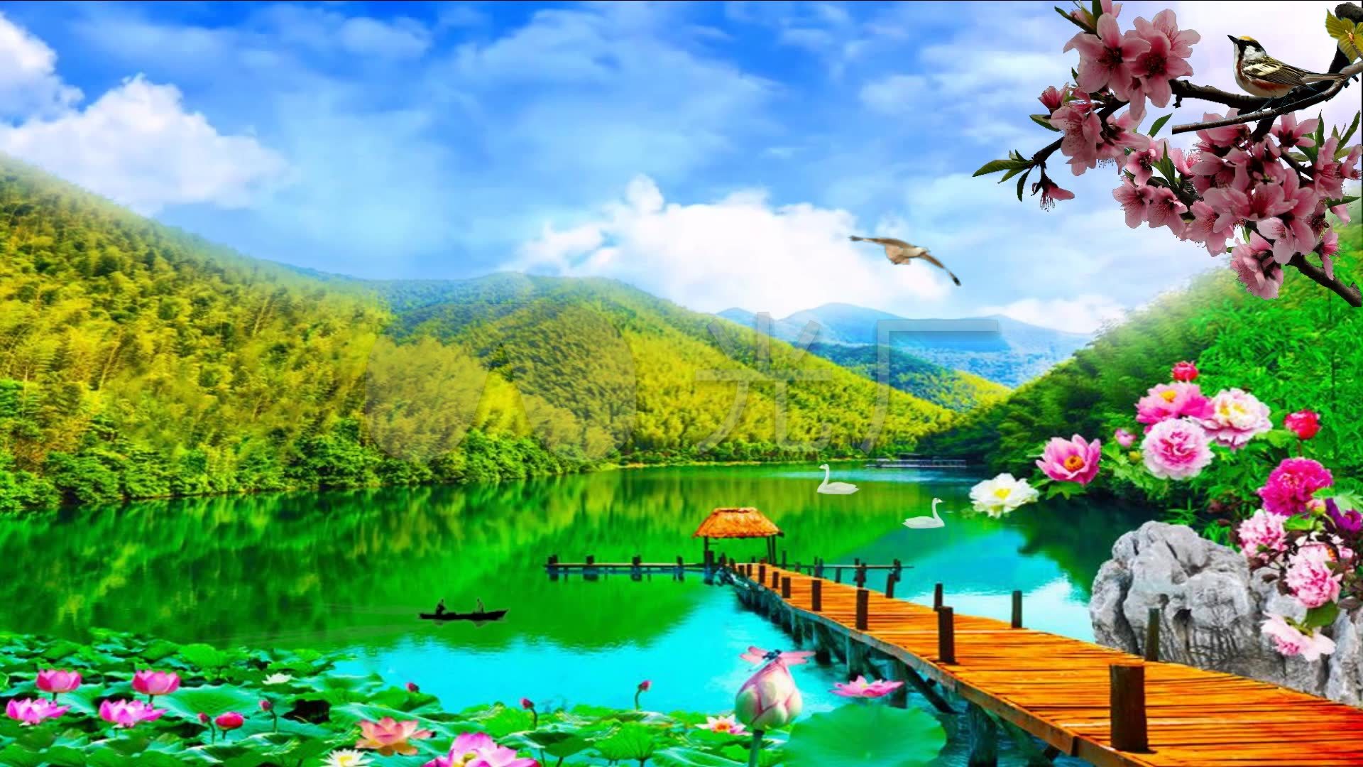 风景壁纸1920x1080横屏,2020桌面壁纸唯美 自制漂亮风景视频17_1920x1080_高清视频素材下载(:)