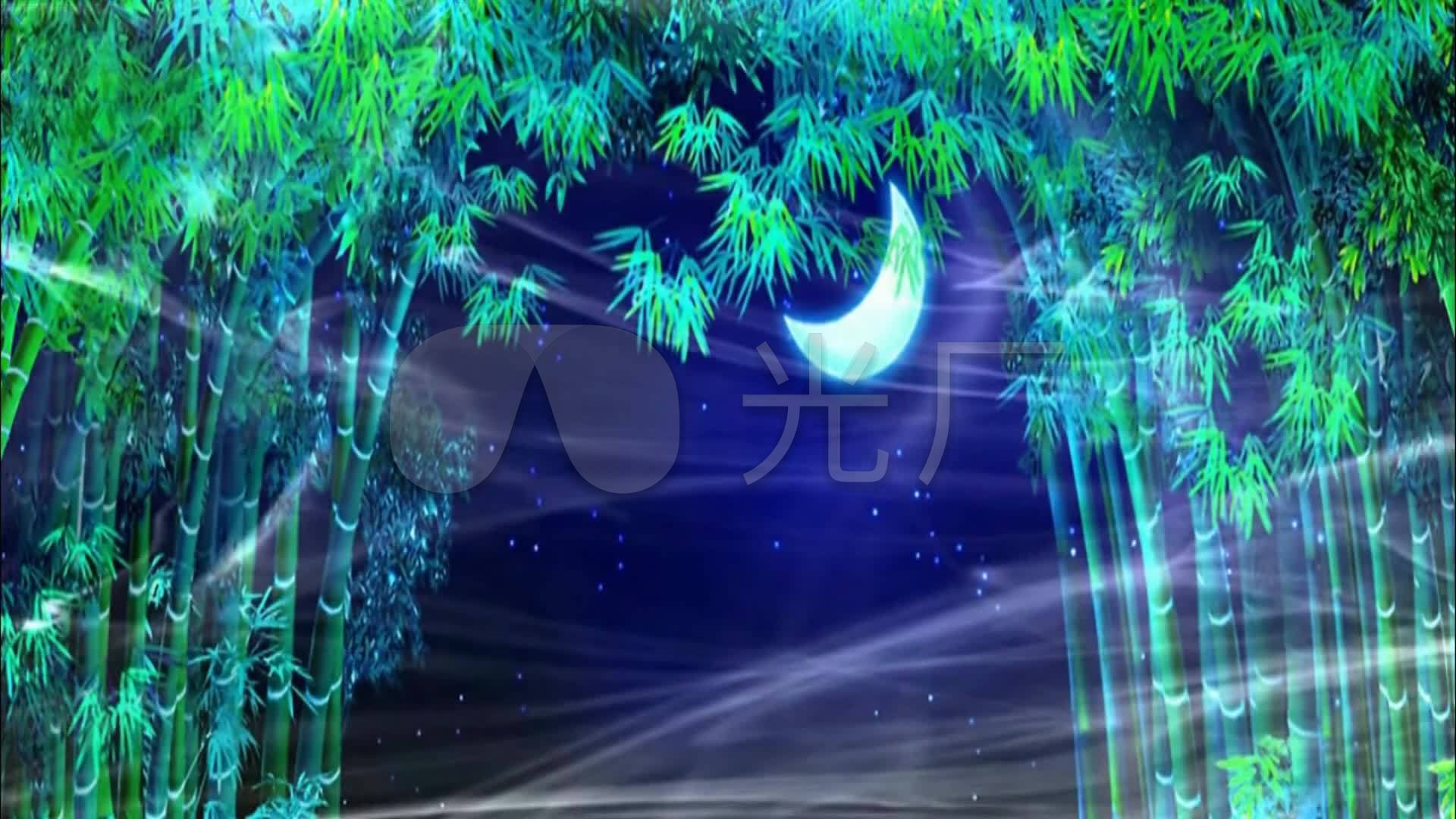 傣族歌曲舞蹈《月光下的凤尾竹》背景视频