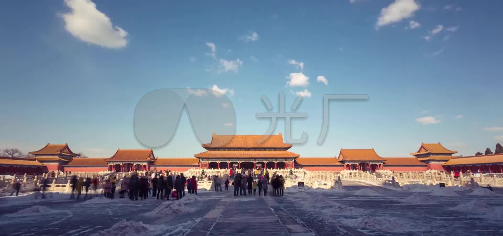 延时航拍中国北京视频