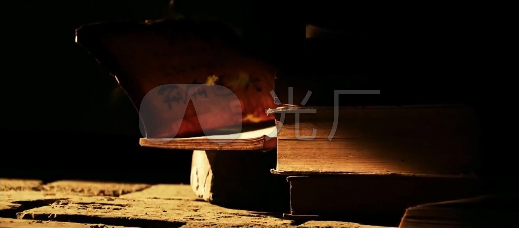 沉重历史片头效果背景素材