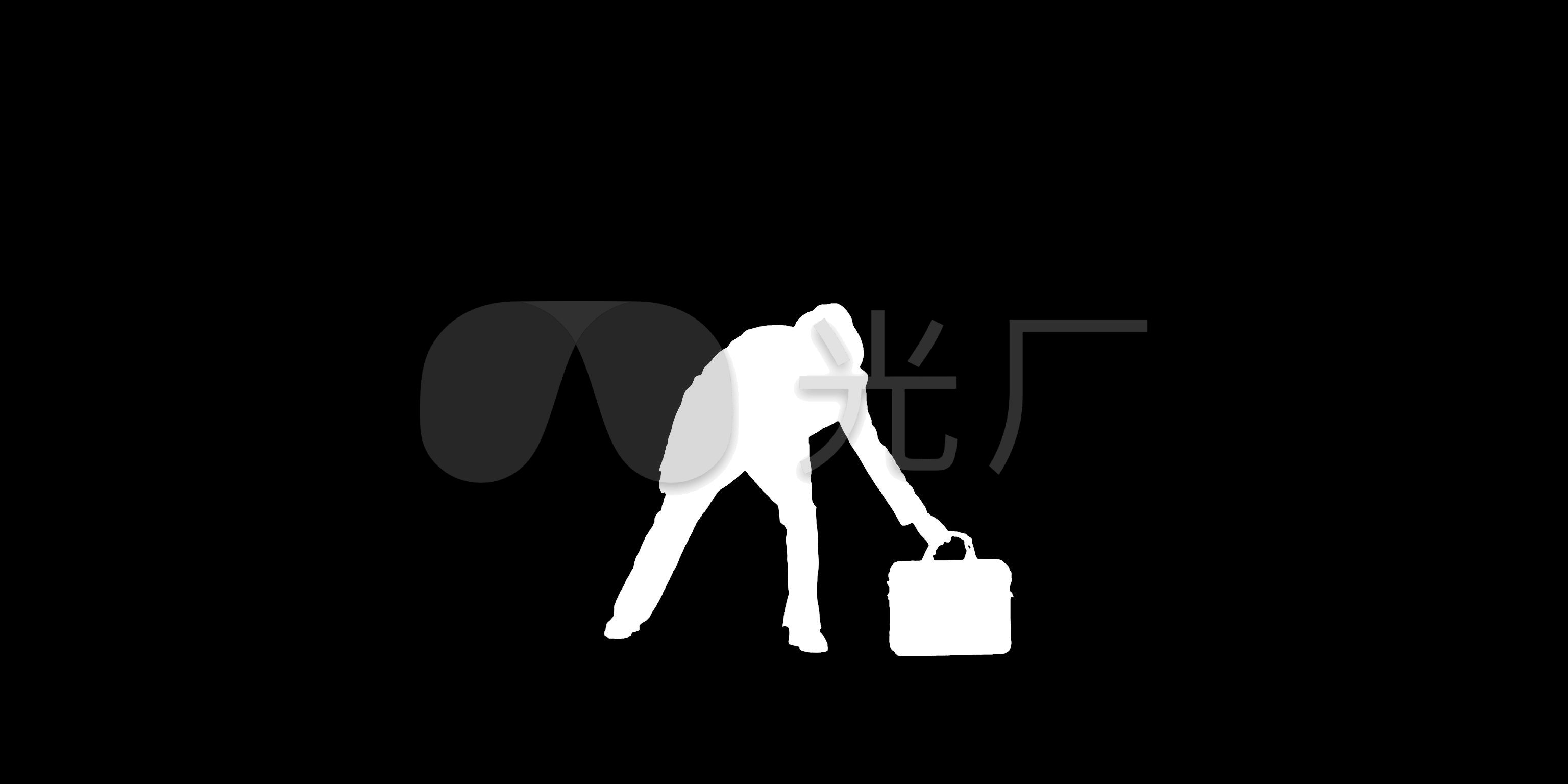 佣金视频黑白男人跳舞抠像动态_3072X1536_视频发剪影图片