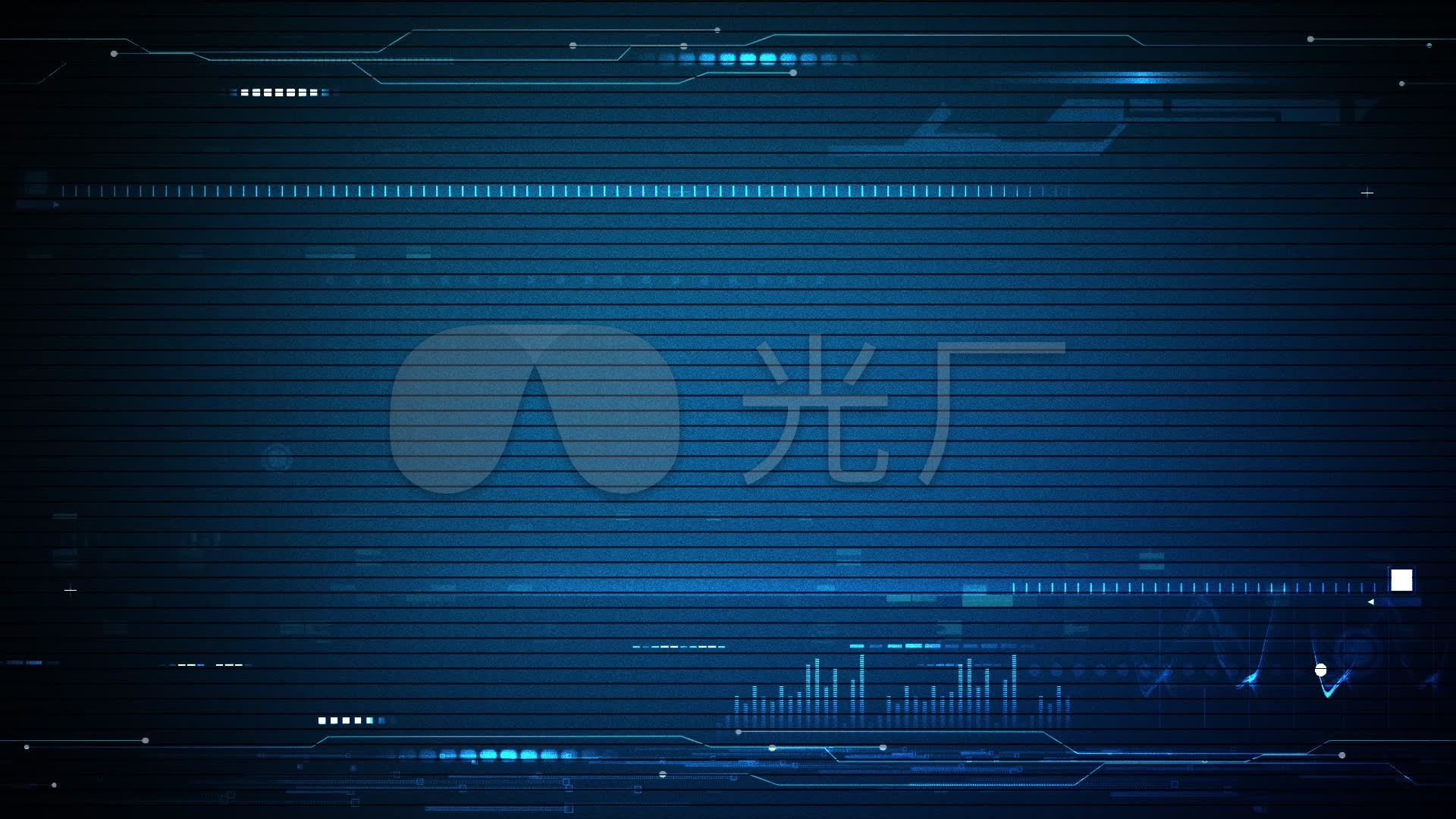 电子科技感led背景_1920x1080_高清视频素材下载(编号