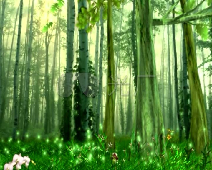 幼儿舞蹈绿精灵成品视频背景_720x576_高清
