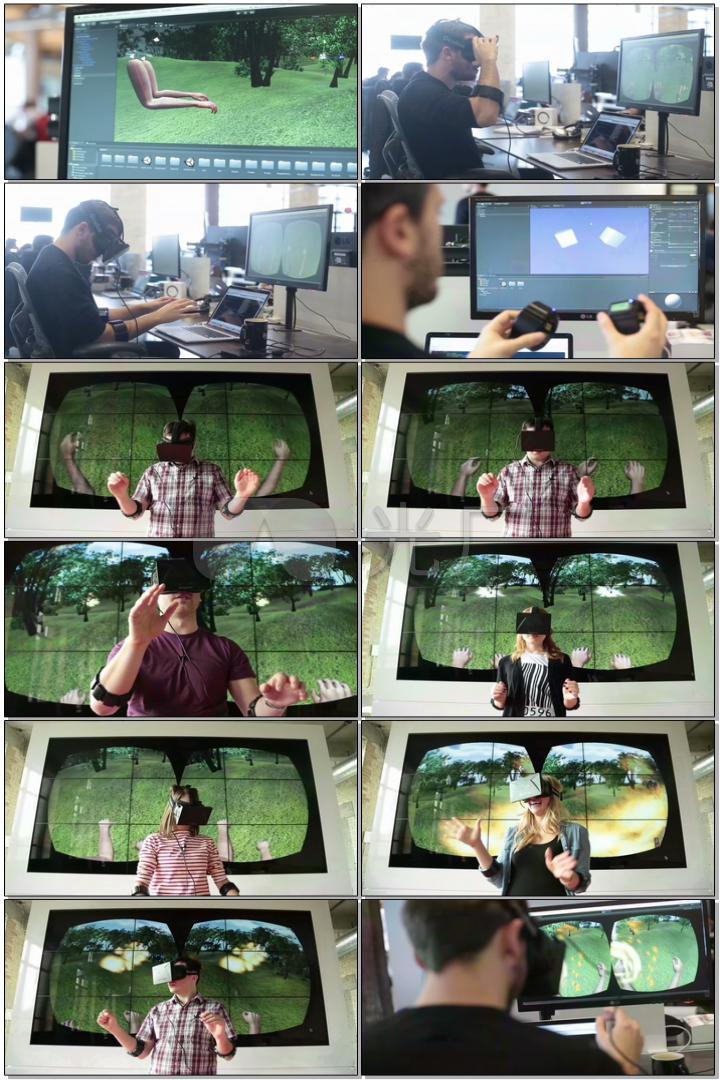 虚拟现实vr体验人机交互手势控制
