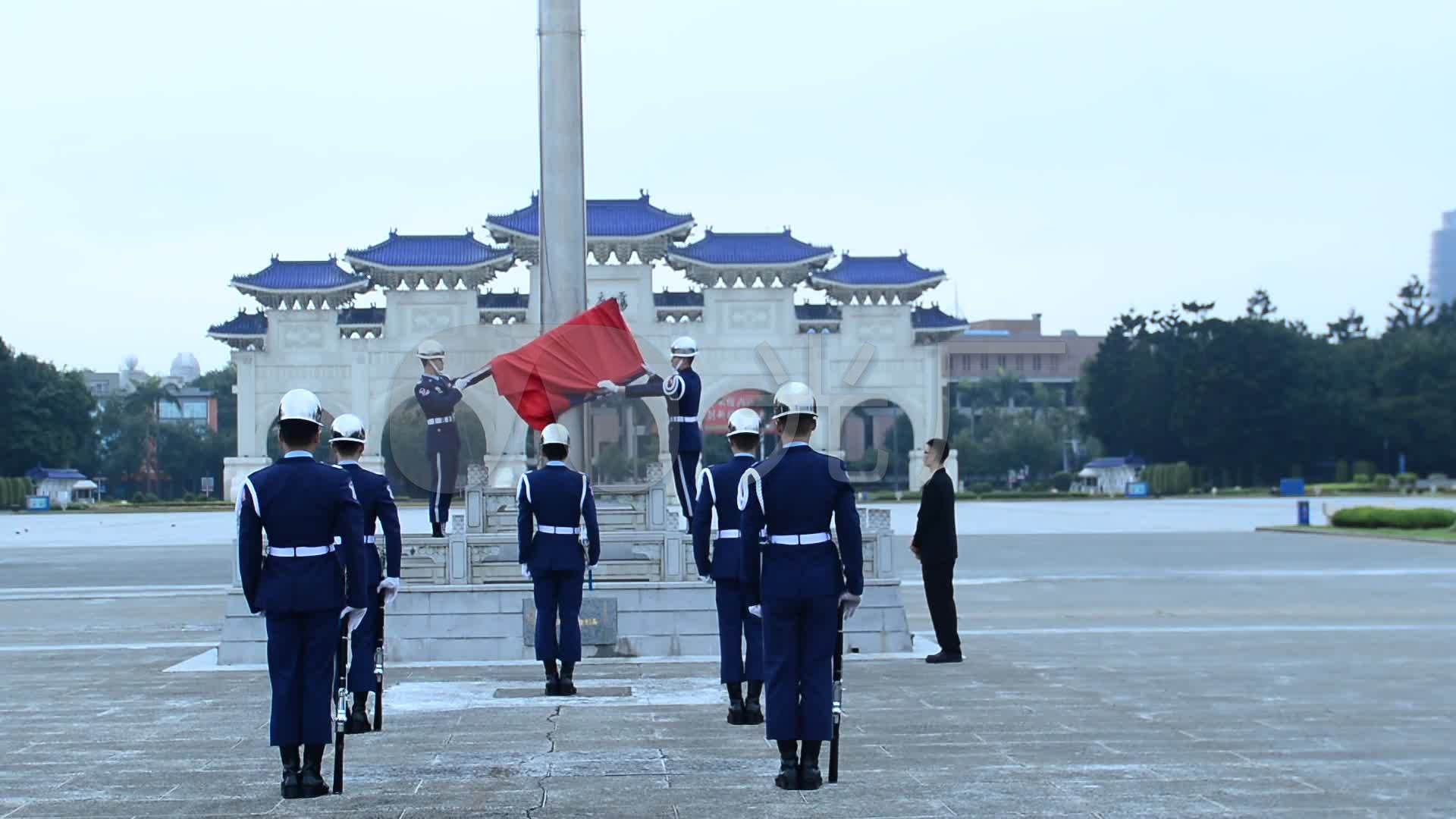 自由广场升旗仪式_1920x1080_高清视频素材下载(编号:749136)_实拍