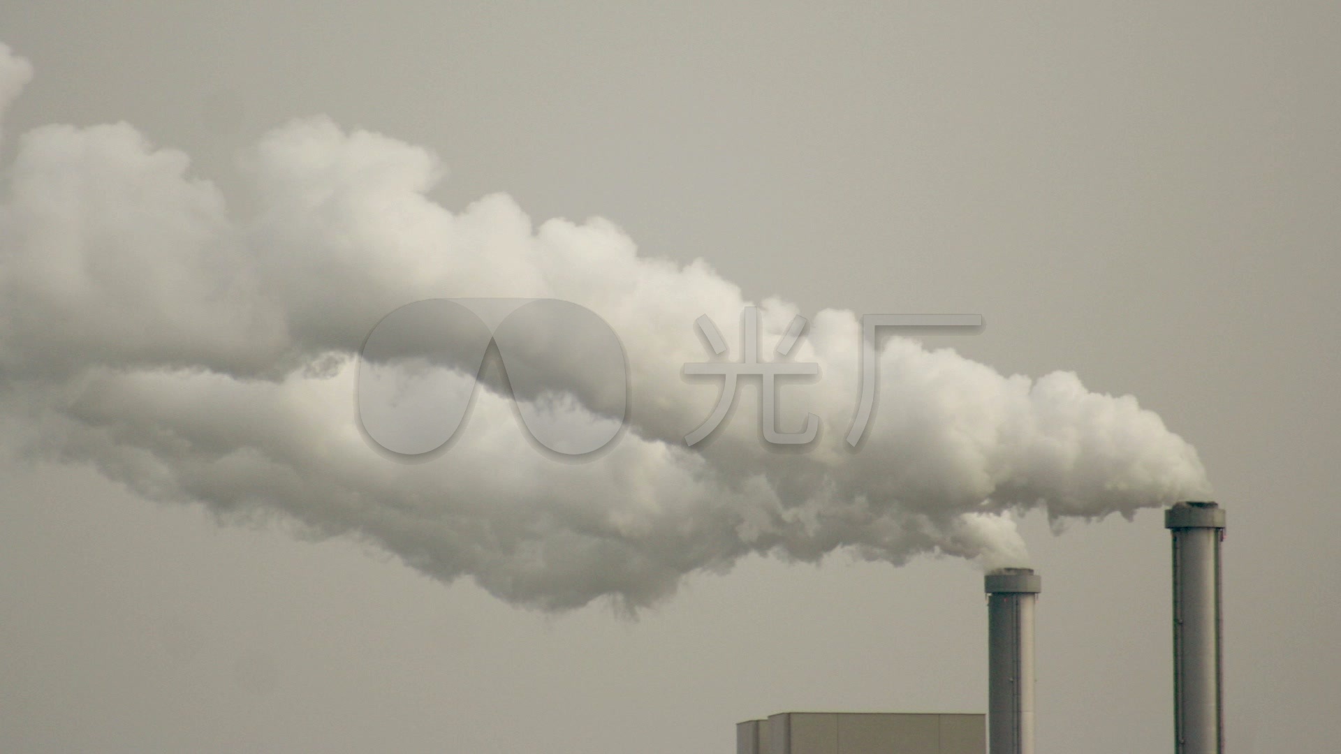 大烟滚滚工业废气环保意识保护环境烟管冒烟_1920x