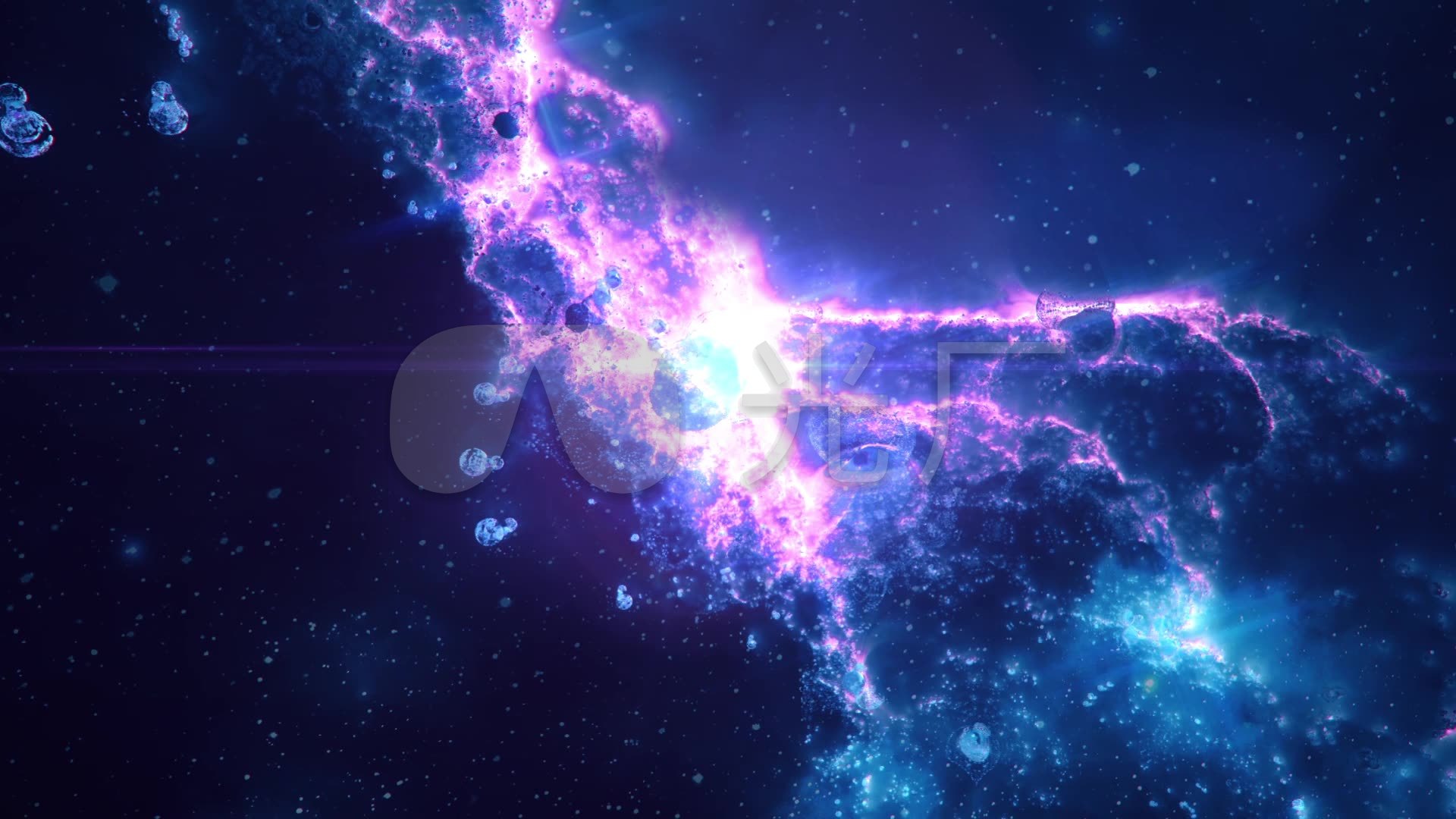 3d星空宇宙全息投影_1920x1080_高清视频素材下载(:)