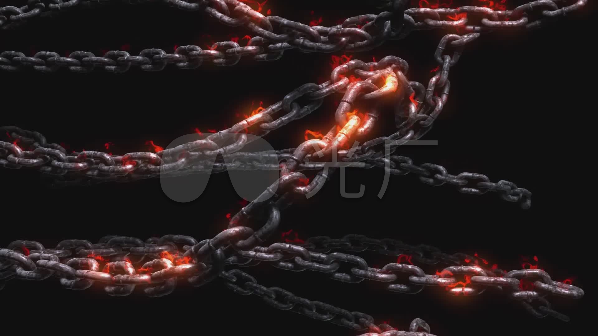 带火铁链_1920x1080_高清视频素材下载(编号:773222)