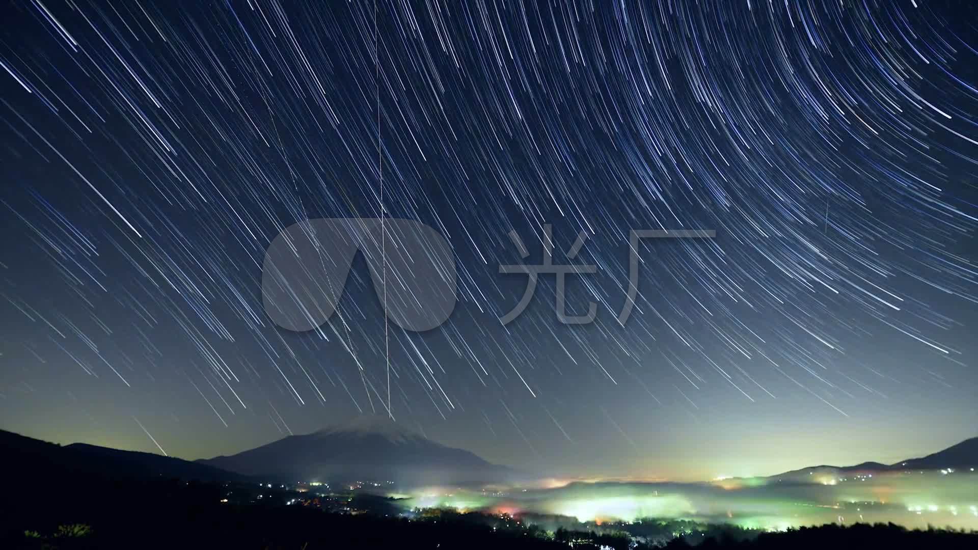 星空大气梦幻唯美宇宙星光天空流星