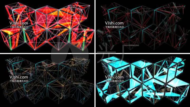 3dmapping裸眼dj台素材