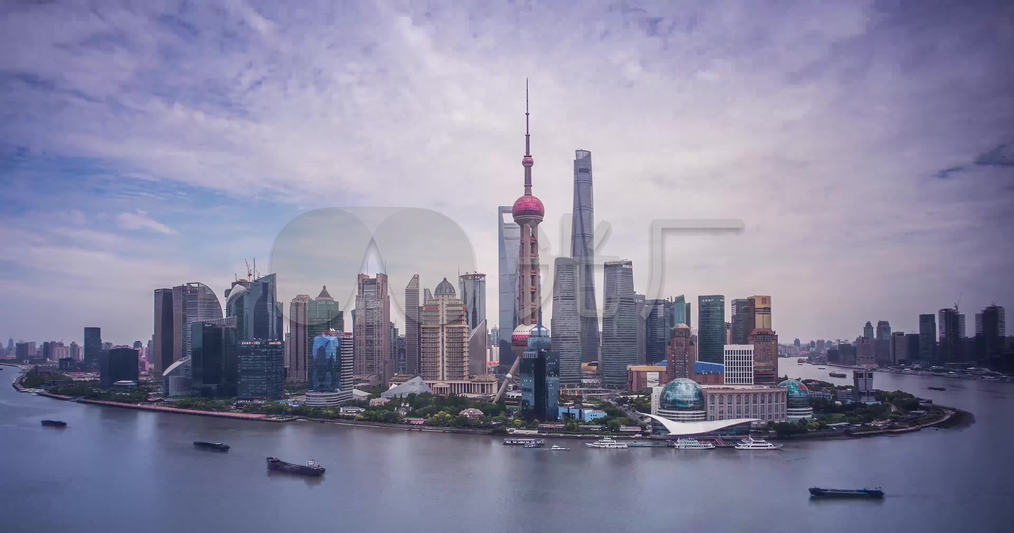 上海黄浦外滩4k超清