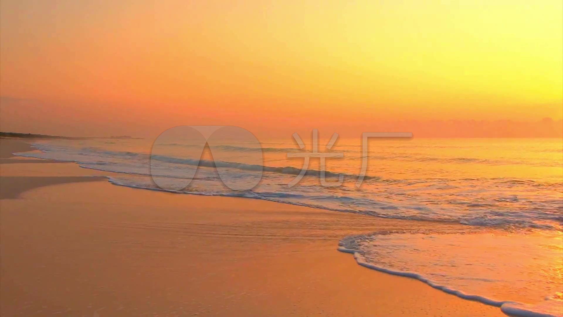 18分钟唯美浪漫金色沙滩led大屏幕视频_1920x1080_(:)