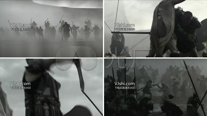 震撼欧洲古战场厮杀视频