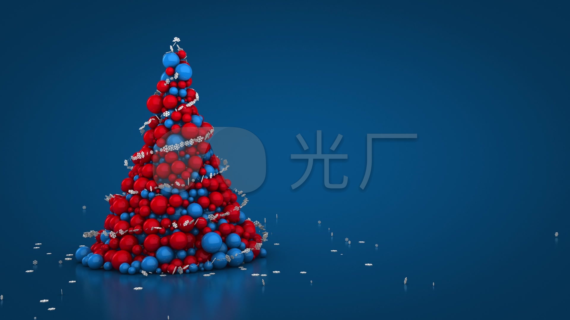 圣诞树动画_1920x1080_高清视频素材下载(编号:825226