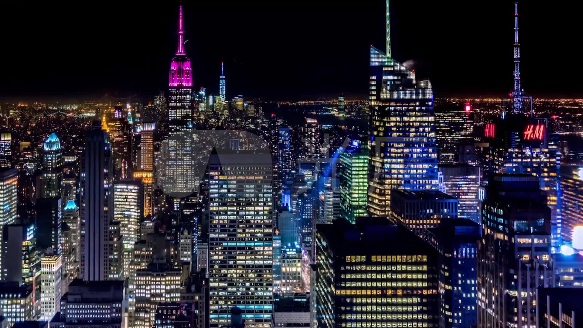 纽约城市夜景